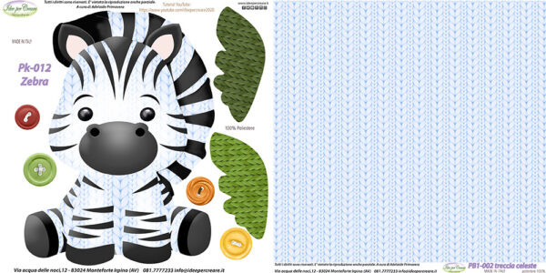 Pannello Zebra + fondo