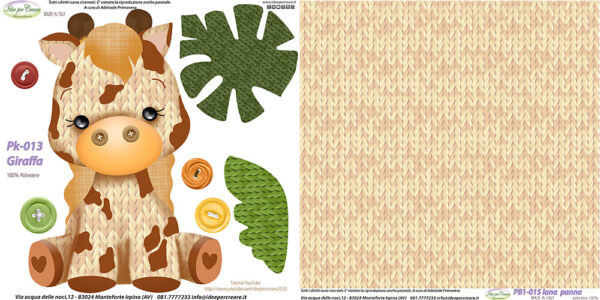 Pannello Giraffa + fondo
