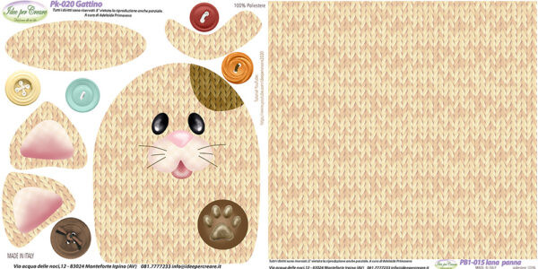 Pannello Gatto + fondo