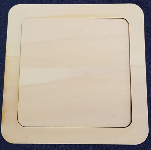 Cornice in legno cm 28x28