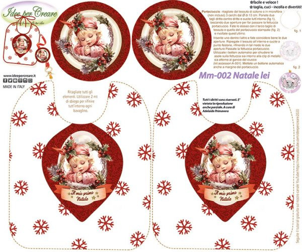 Pannello Bavaglini Natale LEI