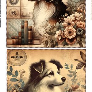 Pannello Vintage Dog