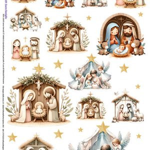 Carta Riso Sacra Famiglia