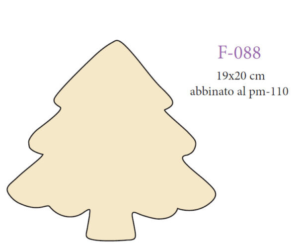 Motivi in Feltro Sagome Alberi per PM-110