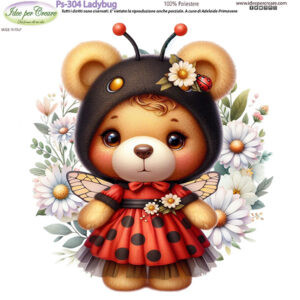 Pannello cm 25x25 Ladybug