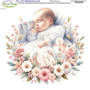 Pannello cm 25x25 Battesimo LEI