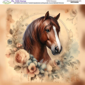 Pannello cm 25x25 horse