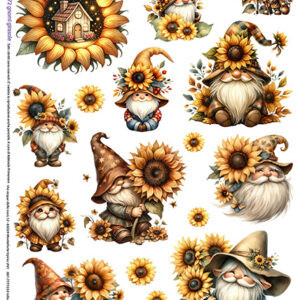 Carta Riso Gnomi girasole