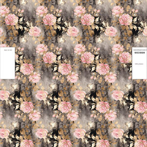 Tessuto resinato Borsa Rose
