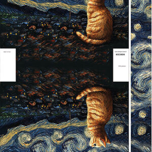 Tessuto resinato Borsa Cat