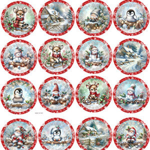 Pannello Medaglioni Natale