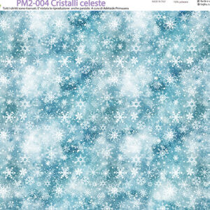 Pannello cm 40x50 Cristalli Celeste Polvere