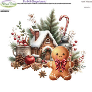 Pannello cm 25x25 Ginger bread