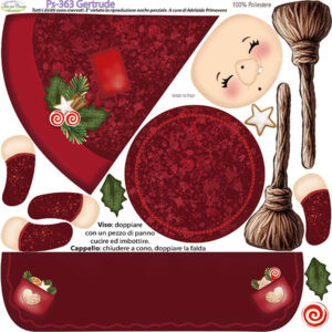 Pannello cm 25x25 Gertrude