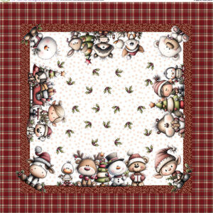 Tovaglia Best Friends cm 100x100