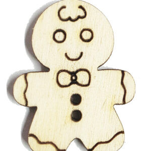 Bottoncini il legno Ginger cm 3 (bl 5 pz)