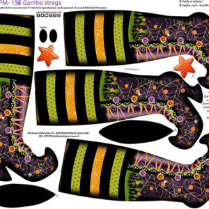 Pannello cm 40x50 Gambe Strega