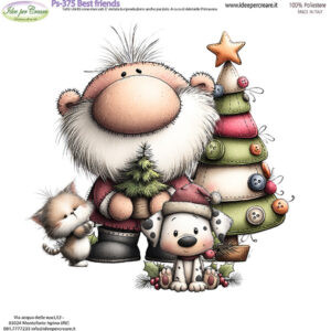 Pannello cm 25x25 Best Friends 2