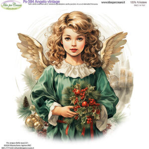 Pannello cm 25x25 Angelo Vintage
