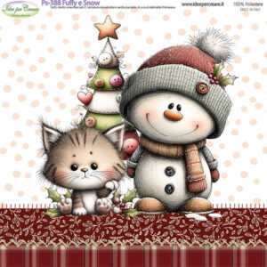 Pannello cm 25x25 Fuffy e snow