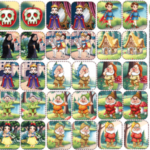 Pannello cm 50x50  Memory la mela avvelenata