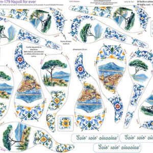 Pannello cm 40x50 Napoli For ever