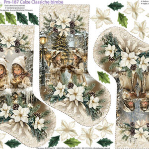 Pannello cm 40x50 Calze cm 30 Classiche Bimbe