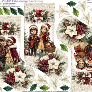 Pannello cm 40x50 Calze cm 30 Classiche Bimbe