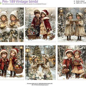 Pannello cm 40x50 Vintage Bimbi