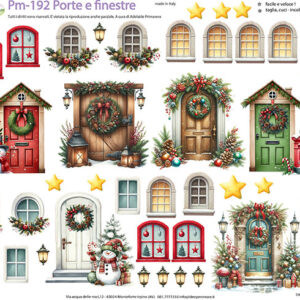 Pannello cm 40x50 Porte e Finestre