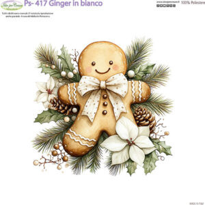 Pannello cm 25x25 Ginger bianco