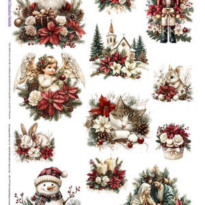 Carta Riso Classico Natale