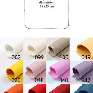 Tag in feltro Cuori cm 17x24 Cuori