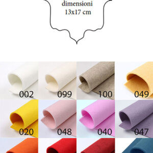 Tag in feltro cm 13x17 Graffe