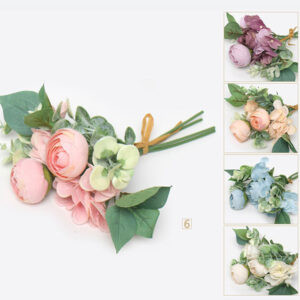 Pick Ranuncoli e Ortensie assortiti alt. cm 24 (colori assortiti)