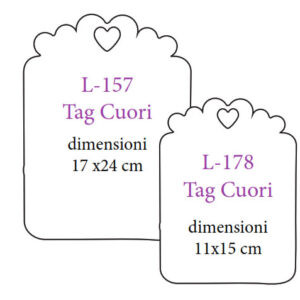 Tag CUORI cm 10,5x15