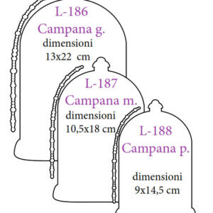 Sagoma Campana Piccola cm 14,5x9