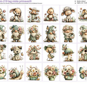 Pannello cm 40x50 Tag Miste Primaverili