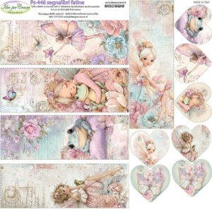 Pannello cm 25x25 Segnalibri Fatine