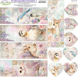 Pannello cm 25x25 Segnalibri Animaletti 2