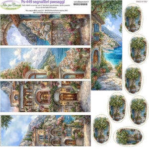 Pannello cm 25x25 Segnalibri Paesaggi
