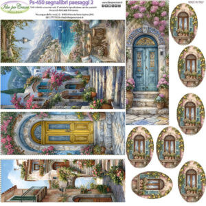 Pannello cm 25x25 Segnalibri Paesaggi 2