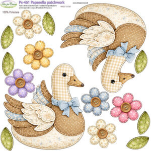 Pannello cm 25x25 Paperella Patchwork