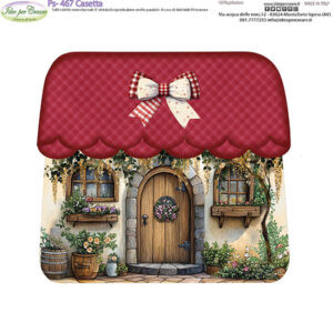 Pannello cm 25x25 Casetta