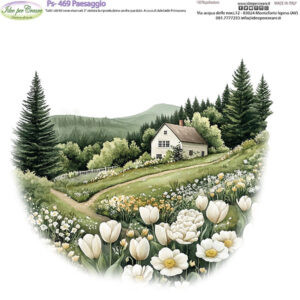 Pannello cm 25x25 Paesaggio