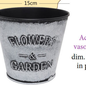 Vasetto garden cm 15xh.13