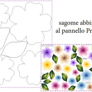 Sagoma Fiori misti per PM-229