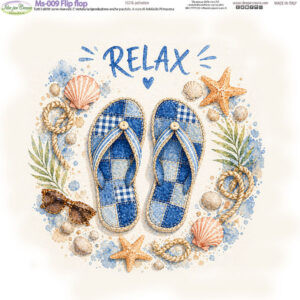 Applicazioni in microfibra cm 25x25  Flip Flop