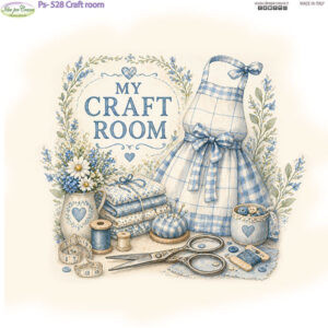 Pannello cm 25x25 My craft room