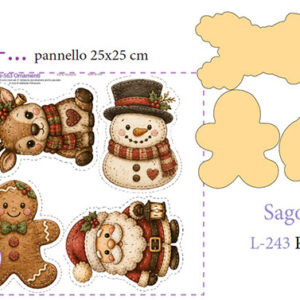 Sagome in legno per PS-563 (4 formine)